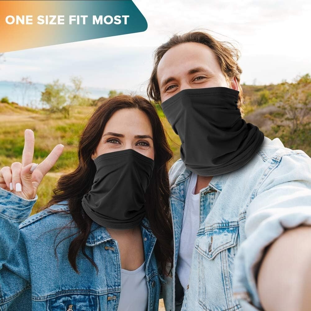 Cooling Neck Gaiter Face Cover Ice Silk Scarf UV Protection Mask for Men Women
