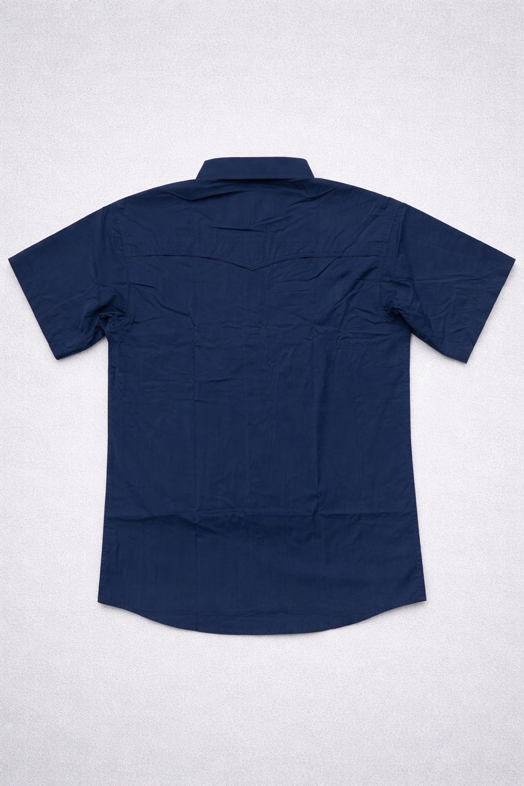 Poncho Men’s Shirt The Del Mar Pearl Snap Short Sleeve XL Slim Fit Navy