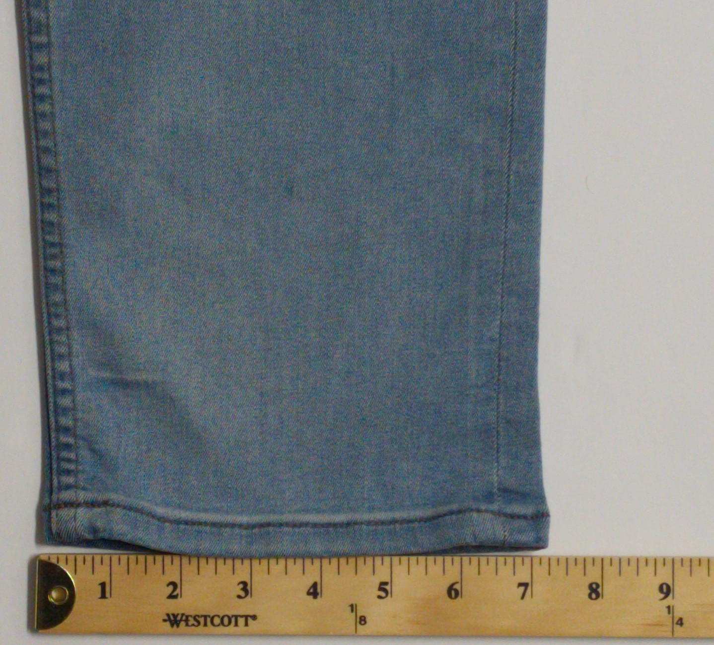 PAIGE Federal Men’s Jeans 34×33 Eberheart Light Blue Slim Straight