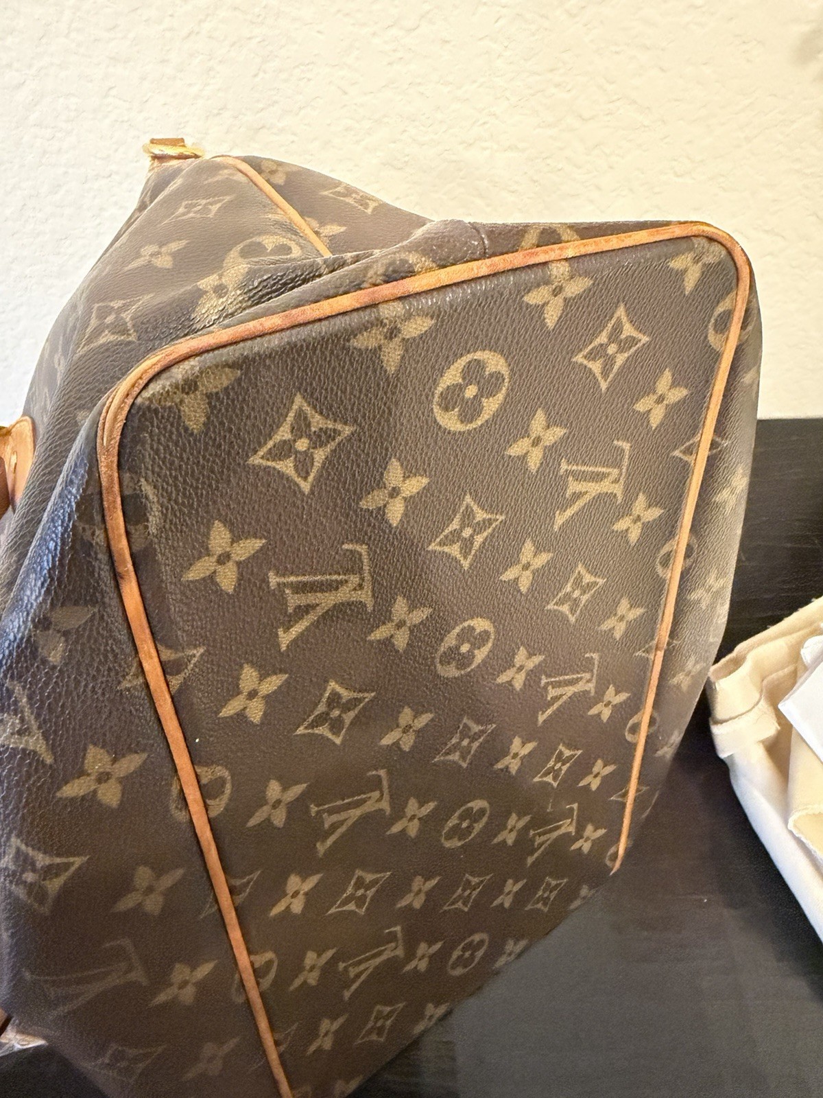 Louis Vuitton Monogram Palermo PM Handbag M40145 Brown 2-way bag