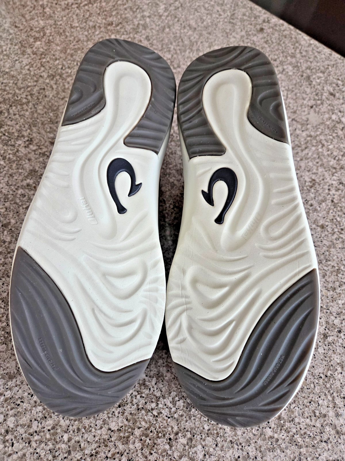 OluKai Kalia Slip On Mens 11 Dark Wood Shoes 10453-6363 Boat Nubuck Leather