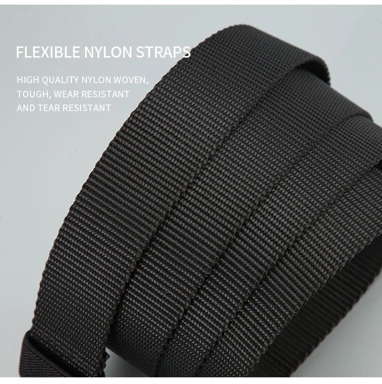 Men’s Nylon Tactical Belt Outdoor Hiking Camping Military Style Waist Belt