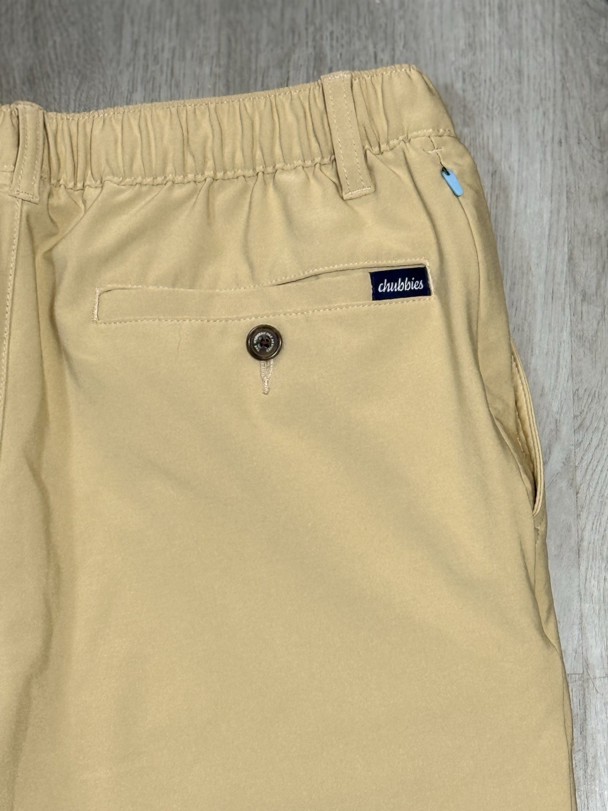 Chubbies Everywhere Performance Pants Men’s S Khaki Drawstrings Stretch Chino