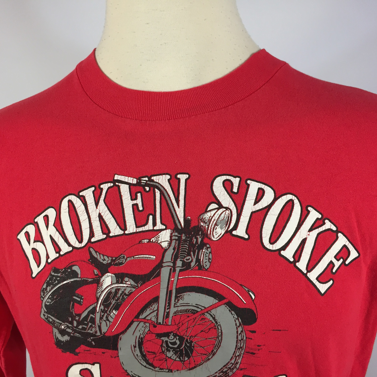 Vintage 80s 90s Sturgis South Dakota Motorcycle Rally Trade Show T Shirt L/S Bik