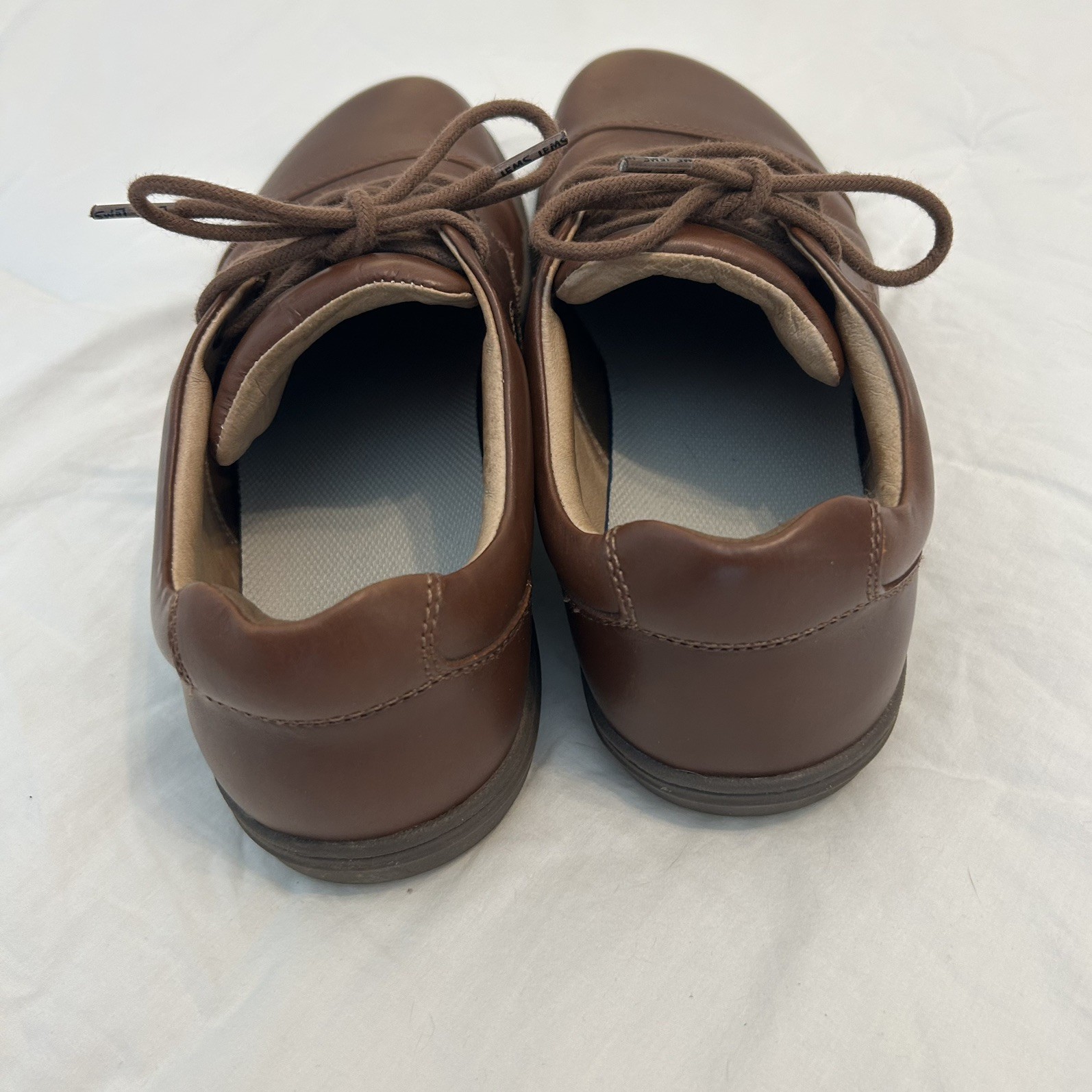 Lems Nine2Five Shoes Men’s 10.5 Brown Mocha Leather Oxford Barefoot Shoe