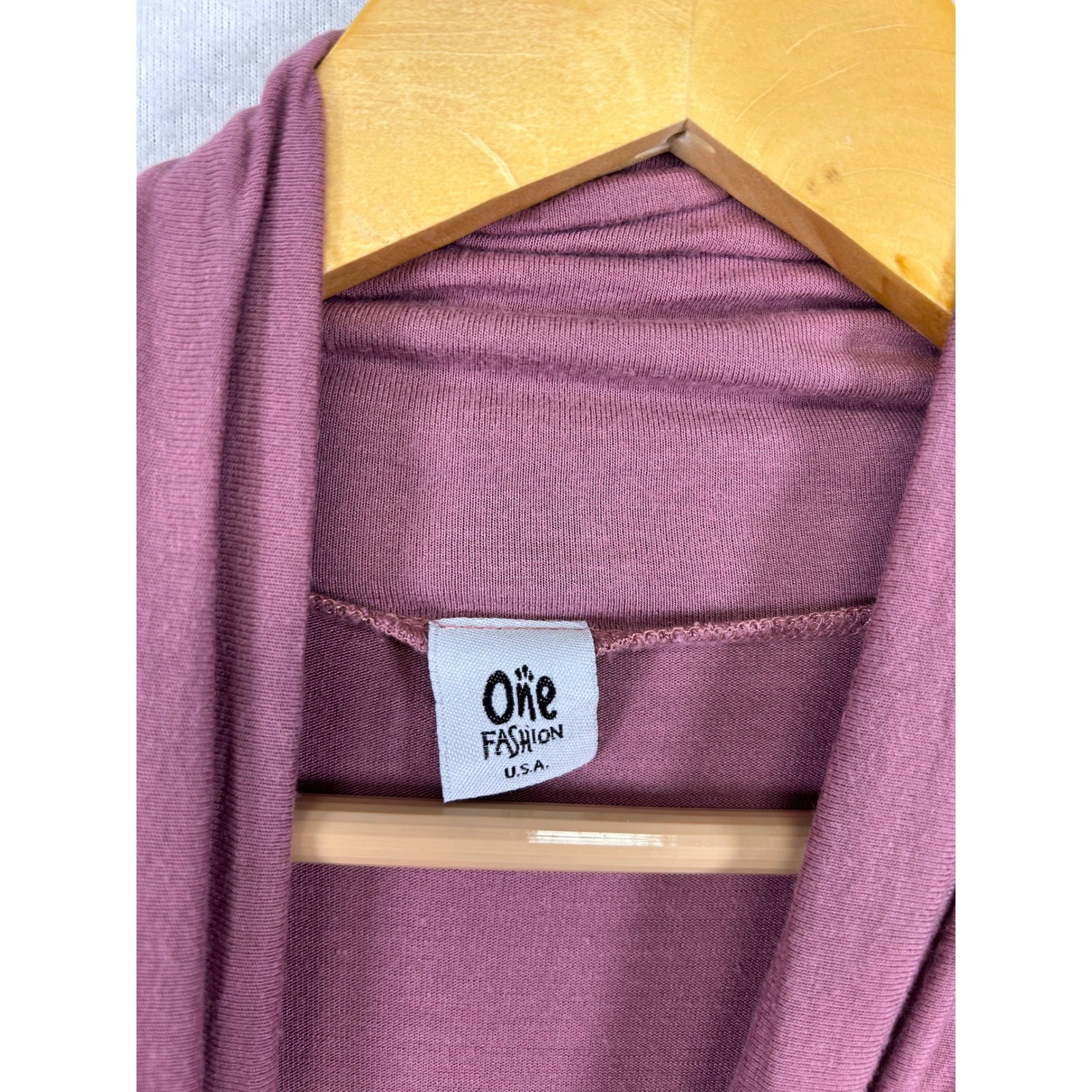 Boho Minimalist One Fashion Women S Mauve Cowl Neck Long Sleeve Flared Tunic Top