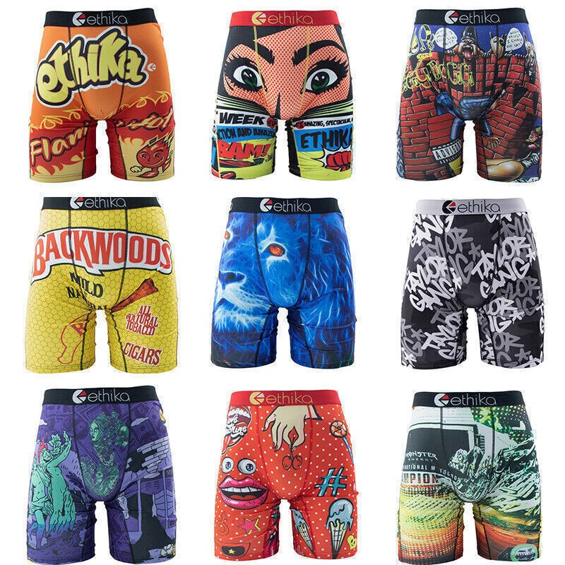 5 Pack Ethika Men’s The Staple Boxer Briefs – Models 2026 (Random Color)