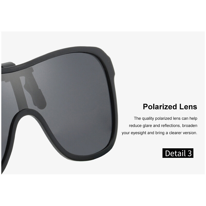 Polarized Clip-on Sunglasses Flip Up Metal Clip Eyewear for Prescription Glasses