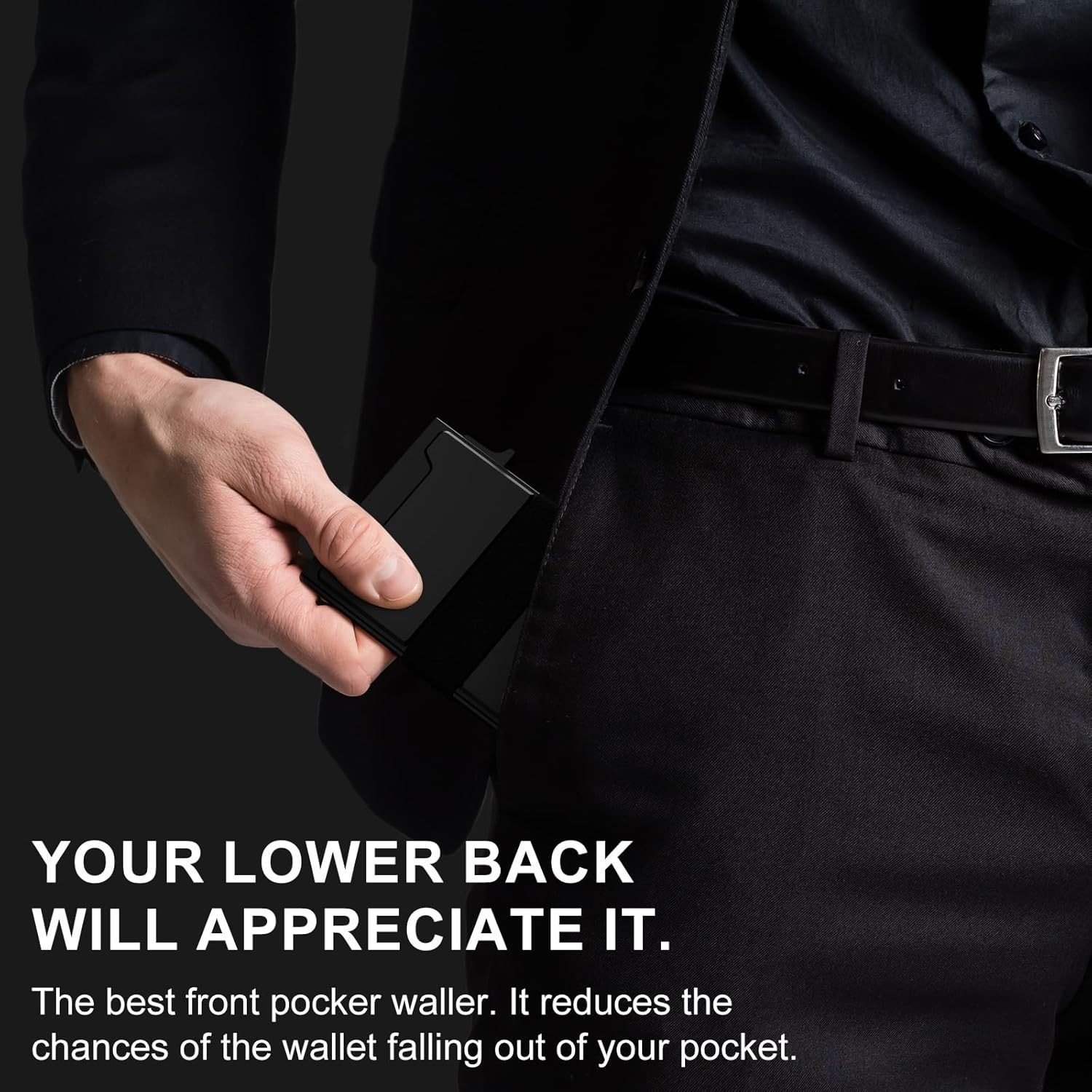 Furid Smart Card Wallet for Men RFID Blocking Pop Up Metal Wallet-colors
