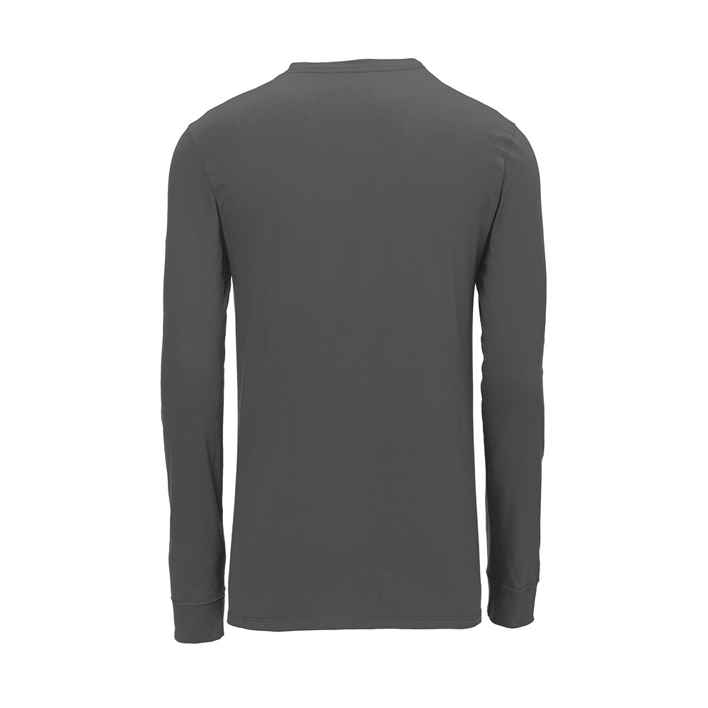 Nike Men’s Size S-4XL Dri-FIT Cotton/Poly Long Sleeve Tee Athletic Swoosh Shirt