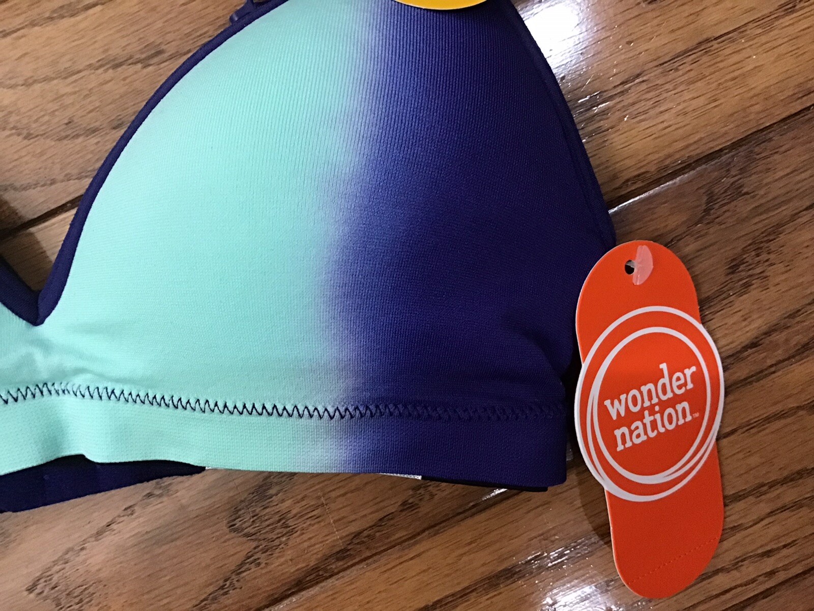 NWT Wonder Nation PL140 2 Pack No Wire Size 32 T-shirt Bras, Convertible (A12