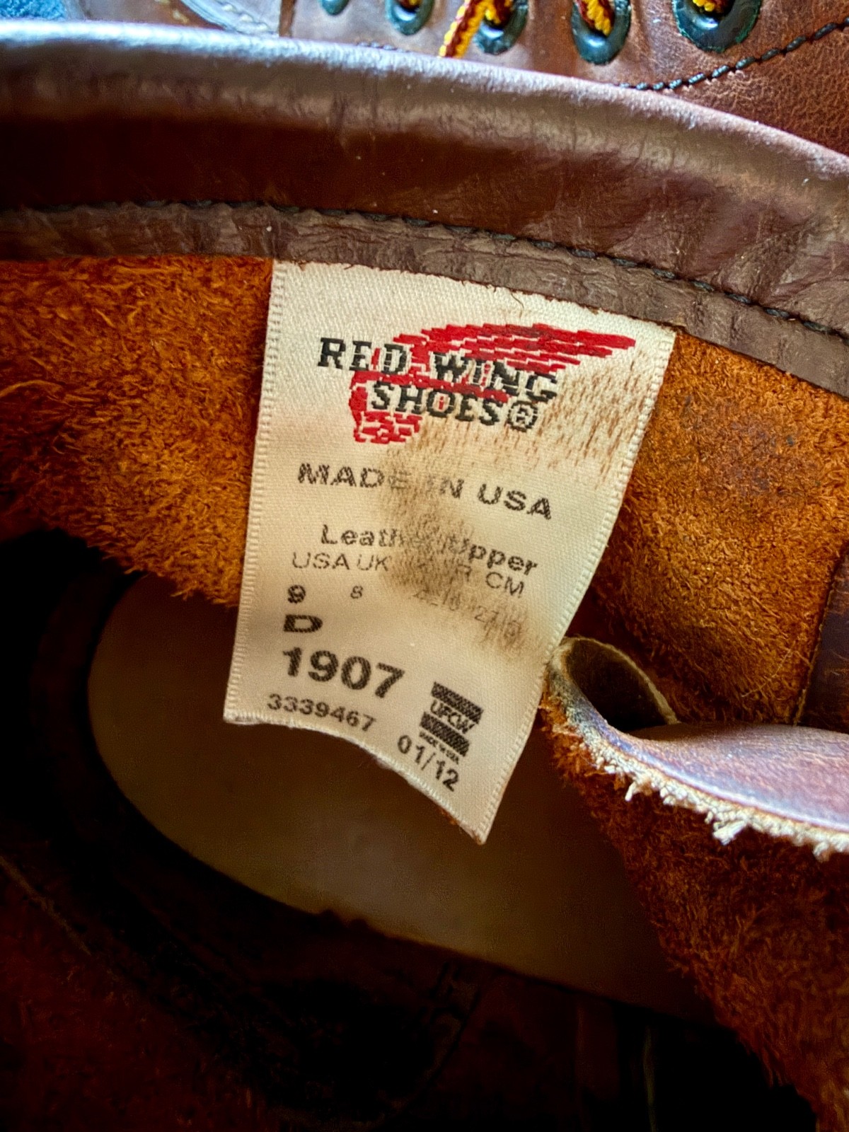 Red Wing Men’s 6-Inch Boot in Copper Rough & Tough Leather – US 9 (D)