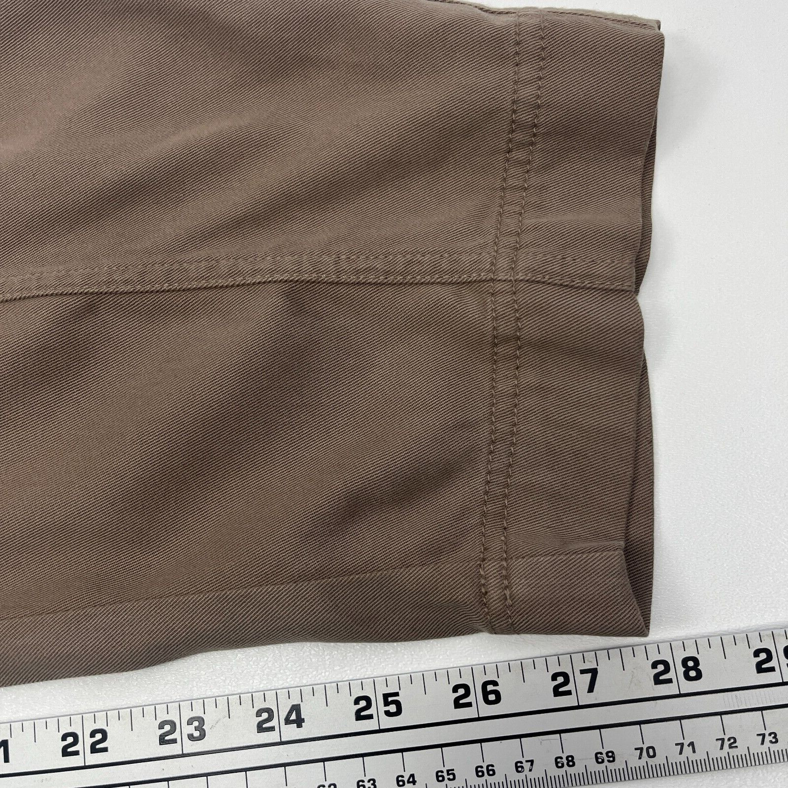 Sundance Fluid Days Pants Lyocell Viscose High Waist Belted Clay Brown Size 14