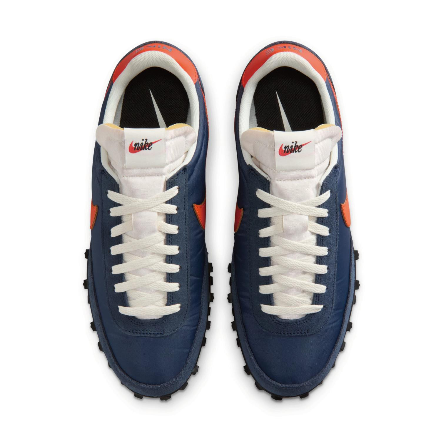 Nike Waffle Racer IM8658-400 Midnight Navy Safety Orange-Sail Men’s Size