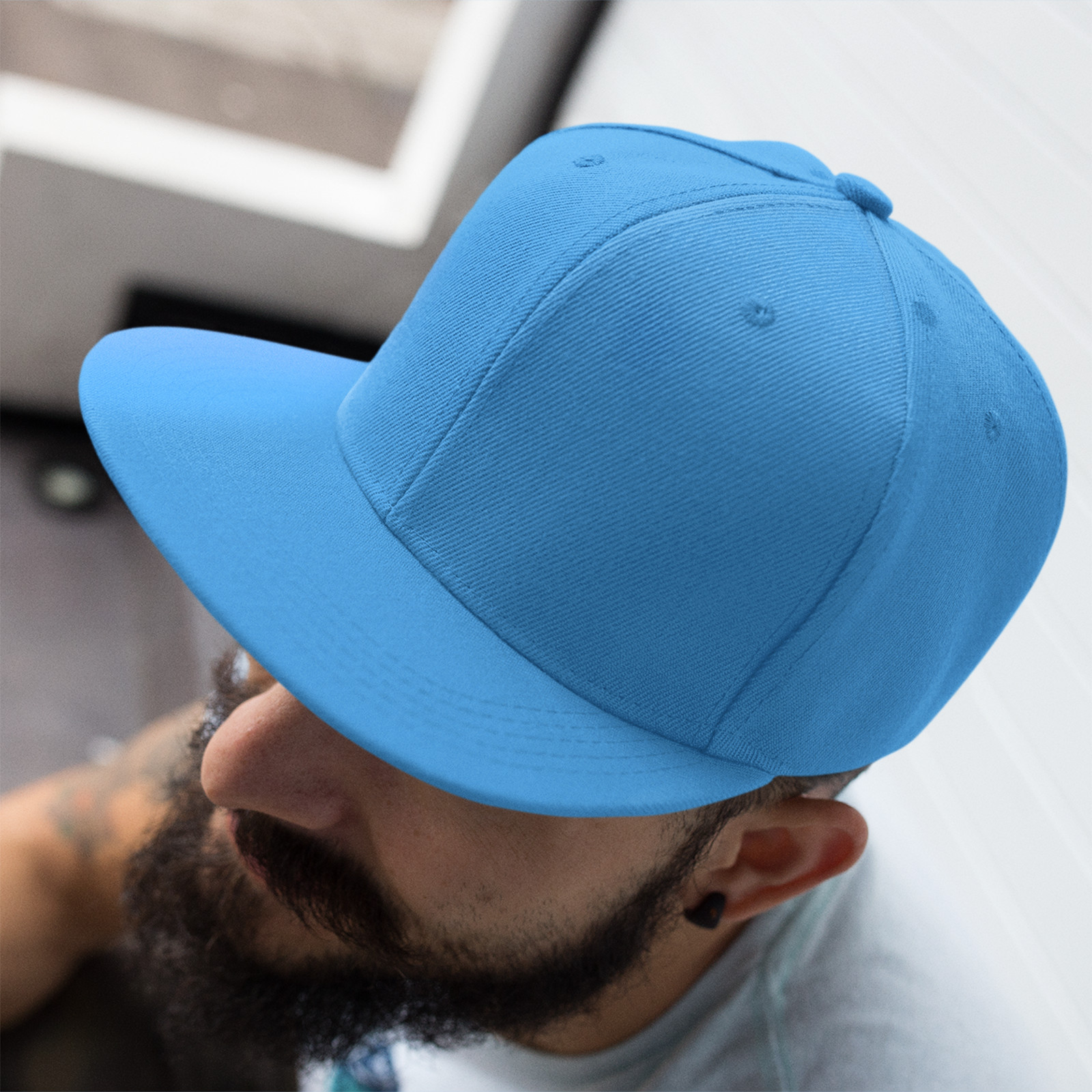 Snapback Hat Flat Baseball Cap Trucker Solid Plain Blank Men Hip Hop Army CS