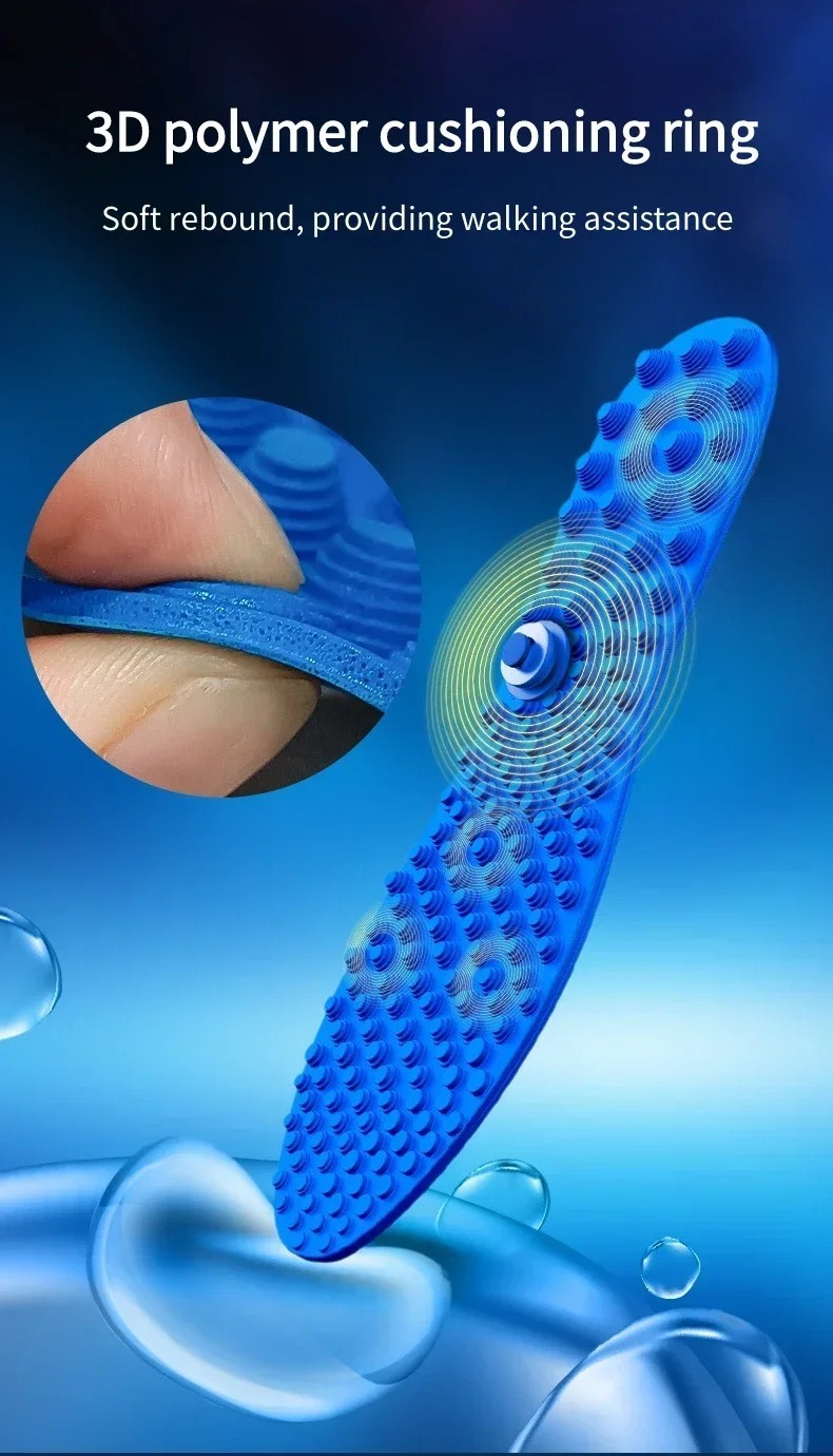 Foot Massage Insoles Acupressure Shoe Inserts Soft Cushion Relief for Men Women