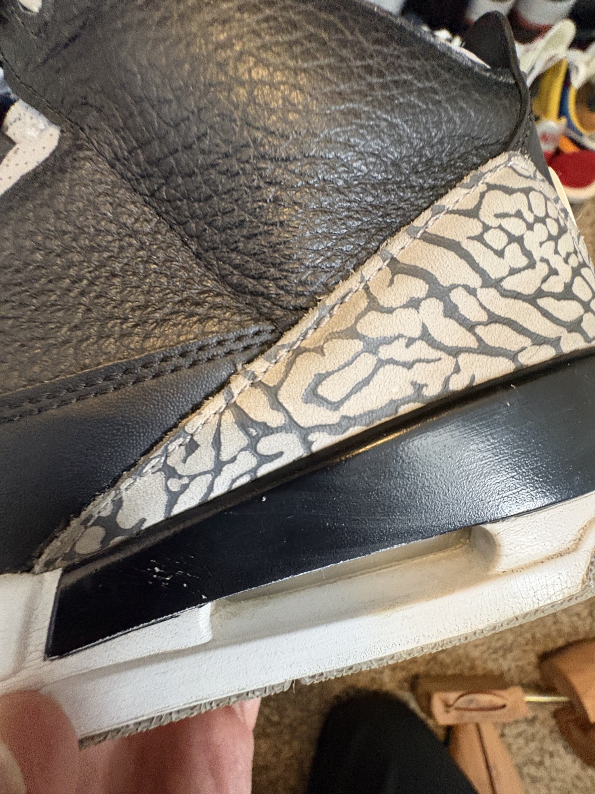 Air Jordan 3 Retro Black Cement 2018 Men’s Size 12 – Used Good Condition – OG