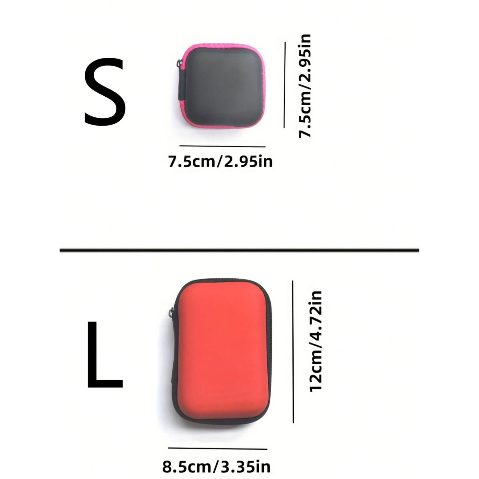 Headphone Bag Data Cable Storage Mini Coin Storage Bag Multi-uses Cosmetic Bag