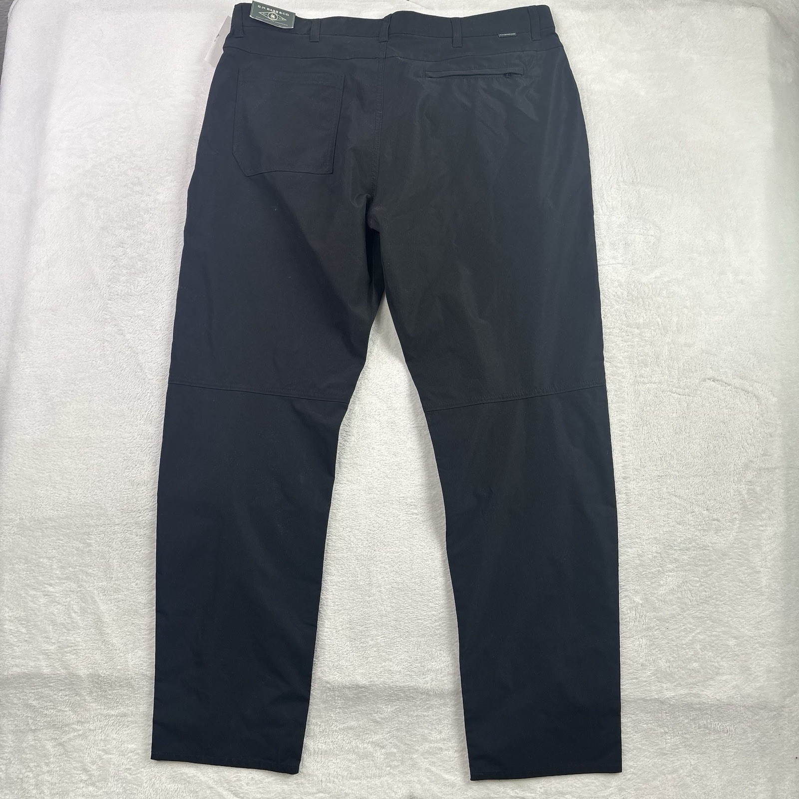 GH Bass & Co Everywhere Tech Pants Black Men’s Waist 36″ x 32″ Inseam NWT