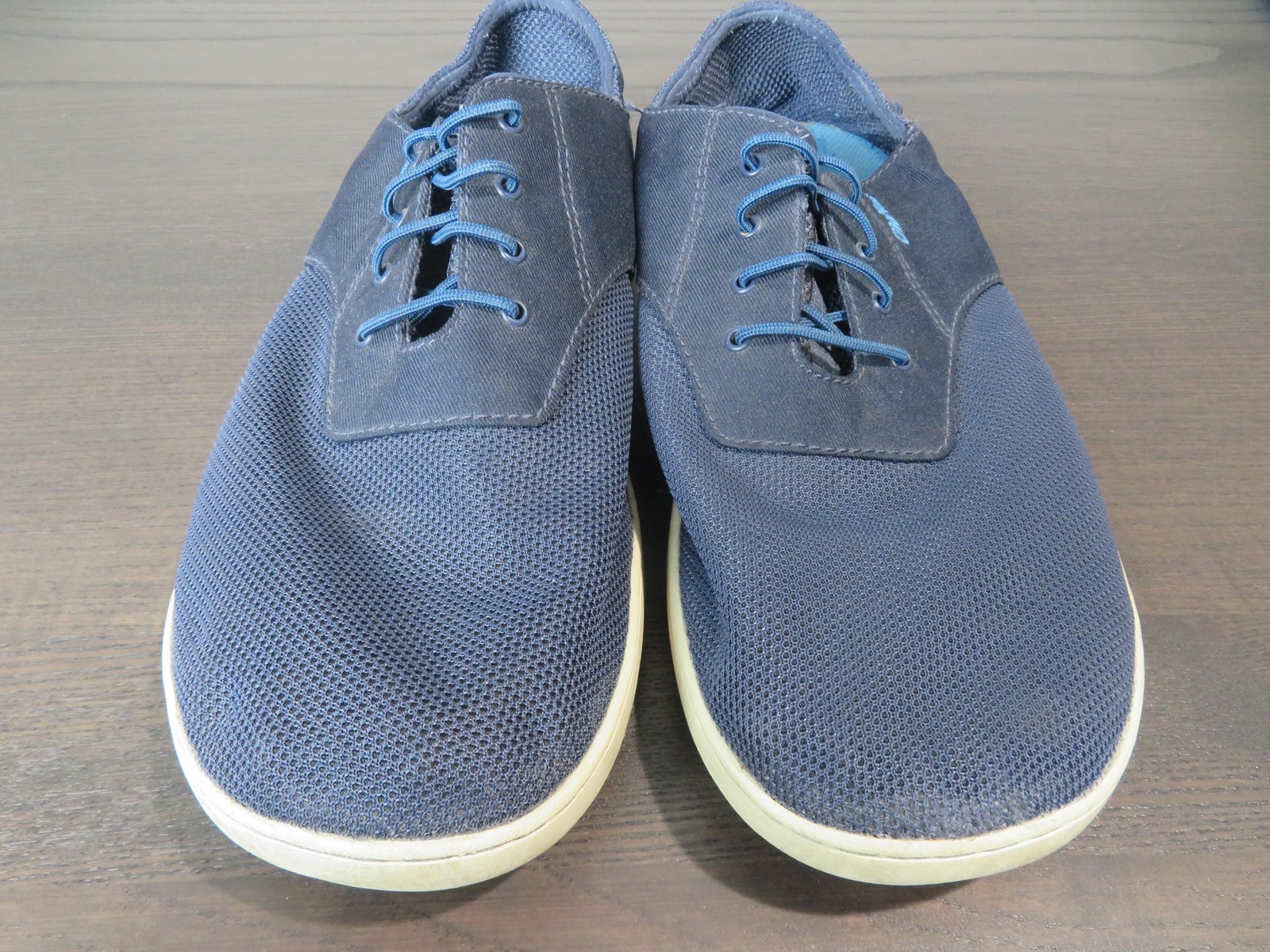 OluKai Nohea Moku Shoes Mens Size 9.5 Blue Mesh Boat Sneaker Casual 10283-TFTT