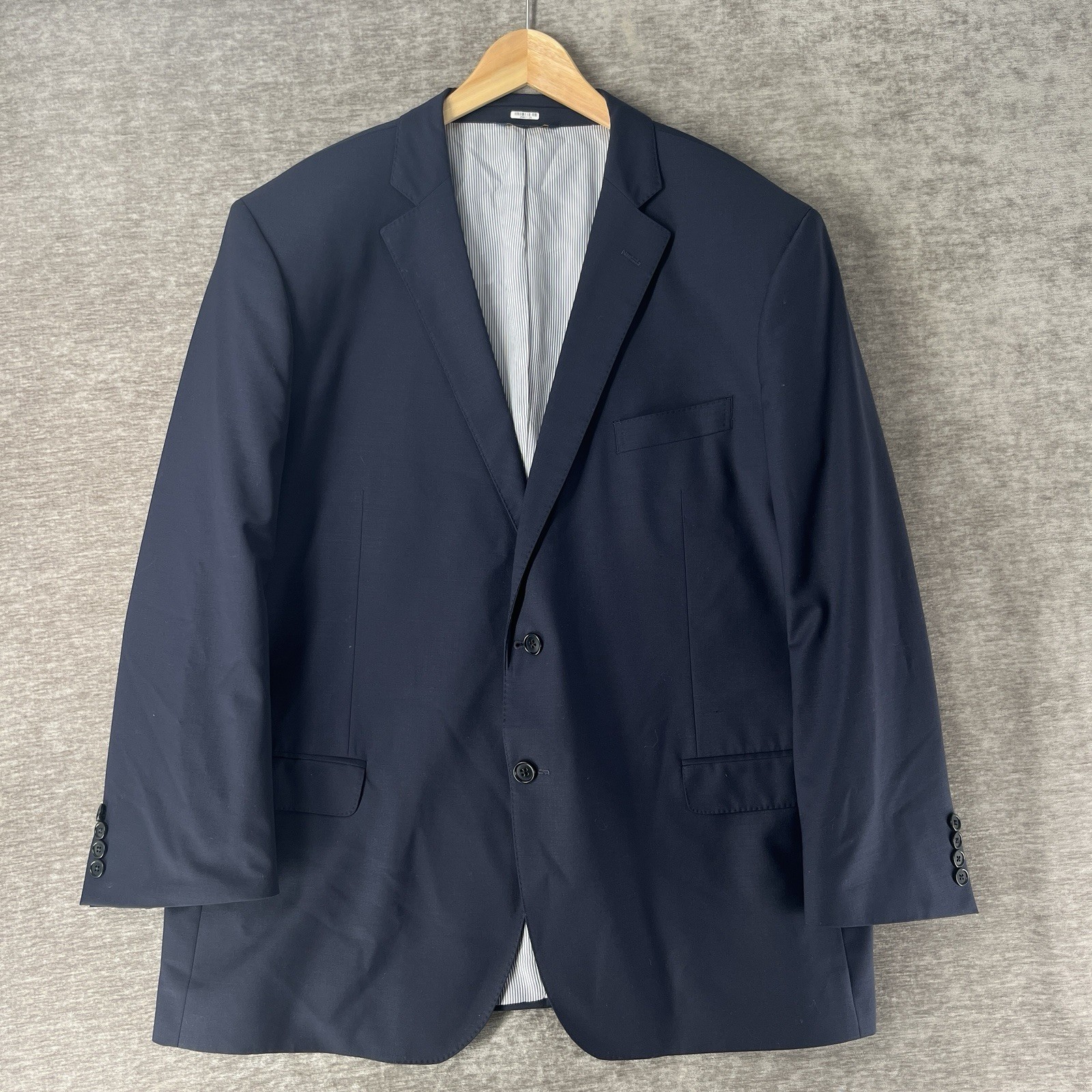 Brooks Brothers Explorer Madison Fit Navy Blue 2-Piece Suit Wool 48R / 38×28 +1