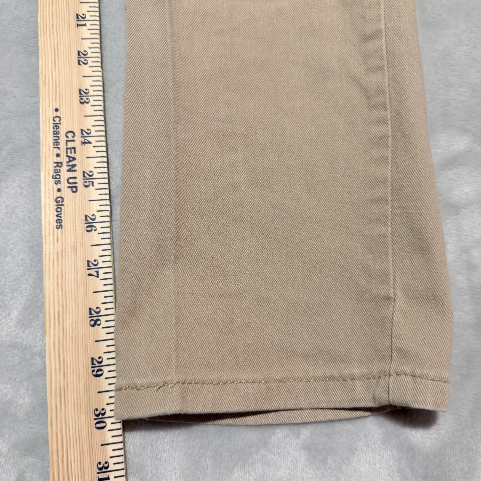 Levis 511 All Seasons Tech Pants Mens 32×32 Beige Slim Straight Fit Red Tab