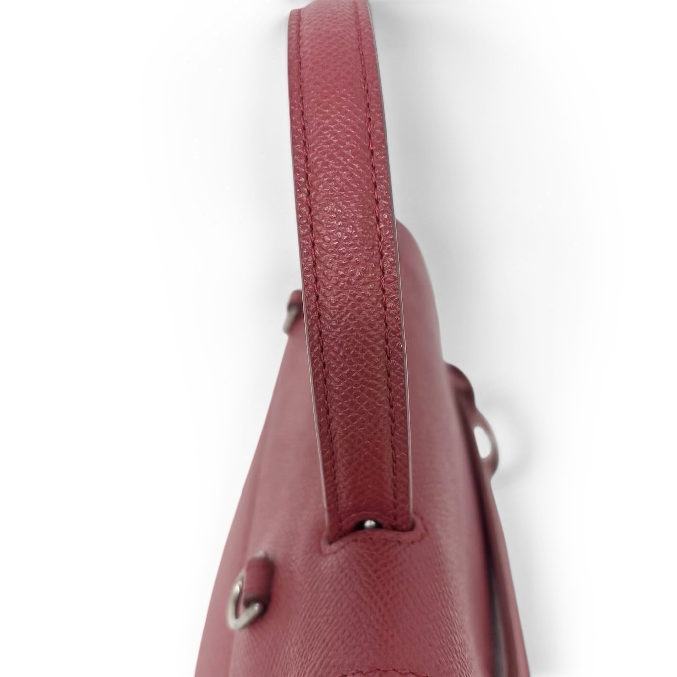 Celine Belt Bag Micro Red Grained Leather Hand Bag 189153 Women
