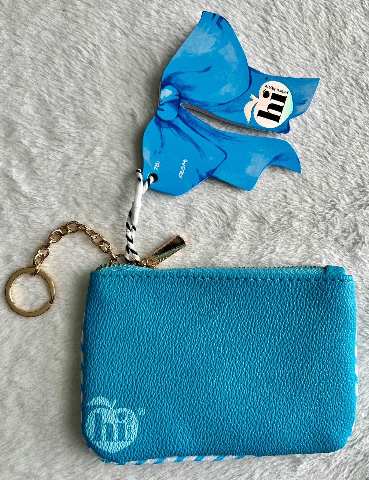 hi peach layne mothers day coin purse Id keys bag woman’s kids wallet