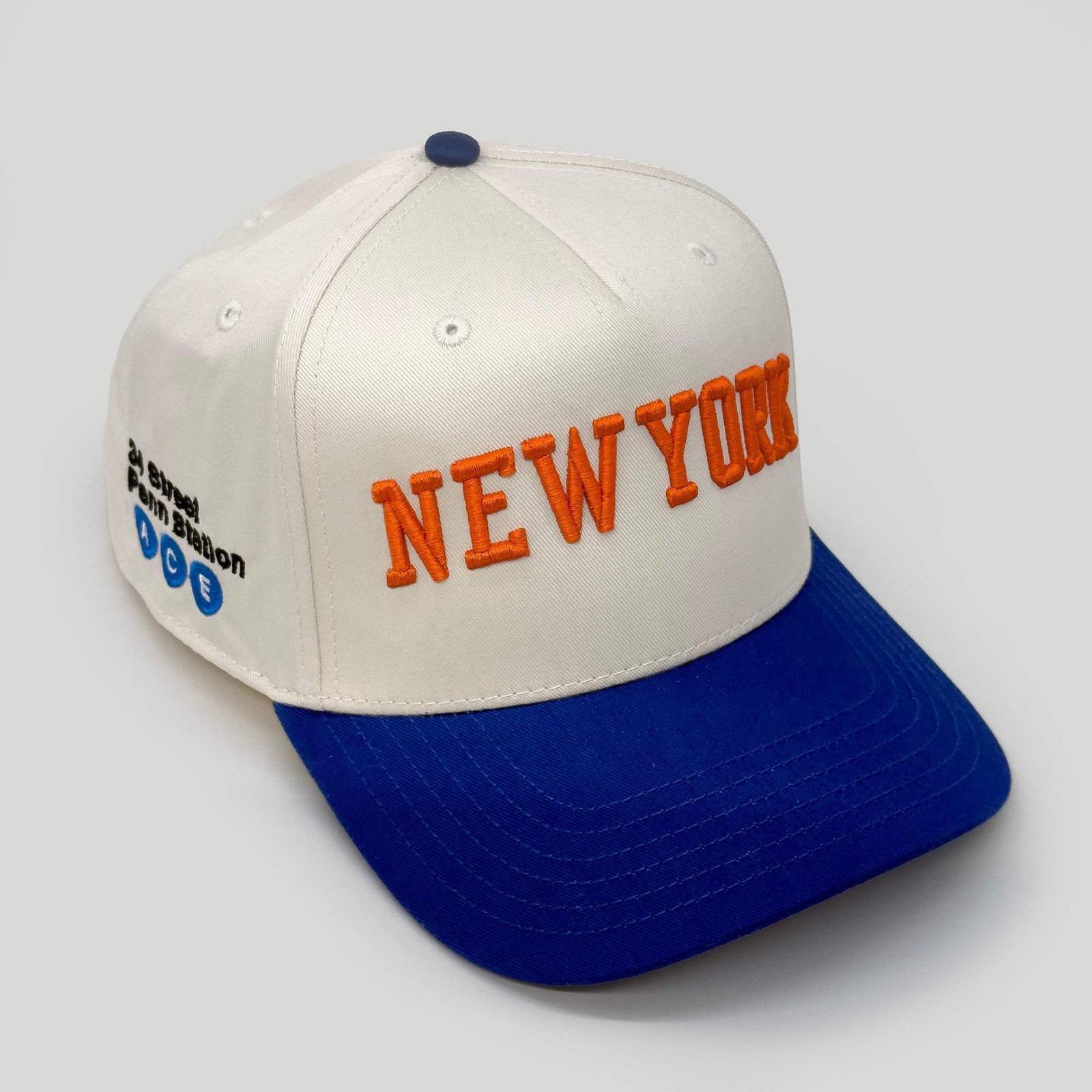 NYK Subway Snapback | Blue & Natural