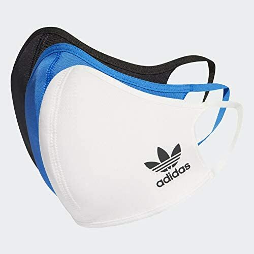 Adidas Multi 3-Pack Soft 2 Layer Machine Washable Face Masks Covers NEW!