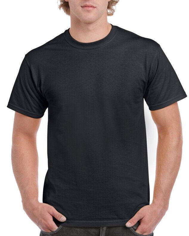 6 PACK Gildan G200 Men’s Ultra Cotton Sleeves Tee T-Shirt Black / White S-XL USA
