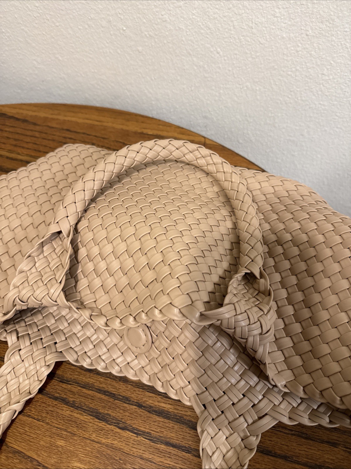 Woven Large Beige Tote New Without Tags Never Used Daytrip Summer