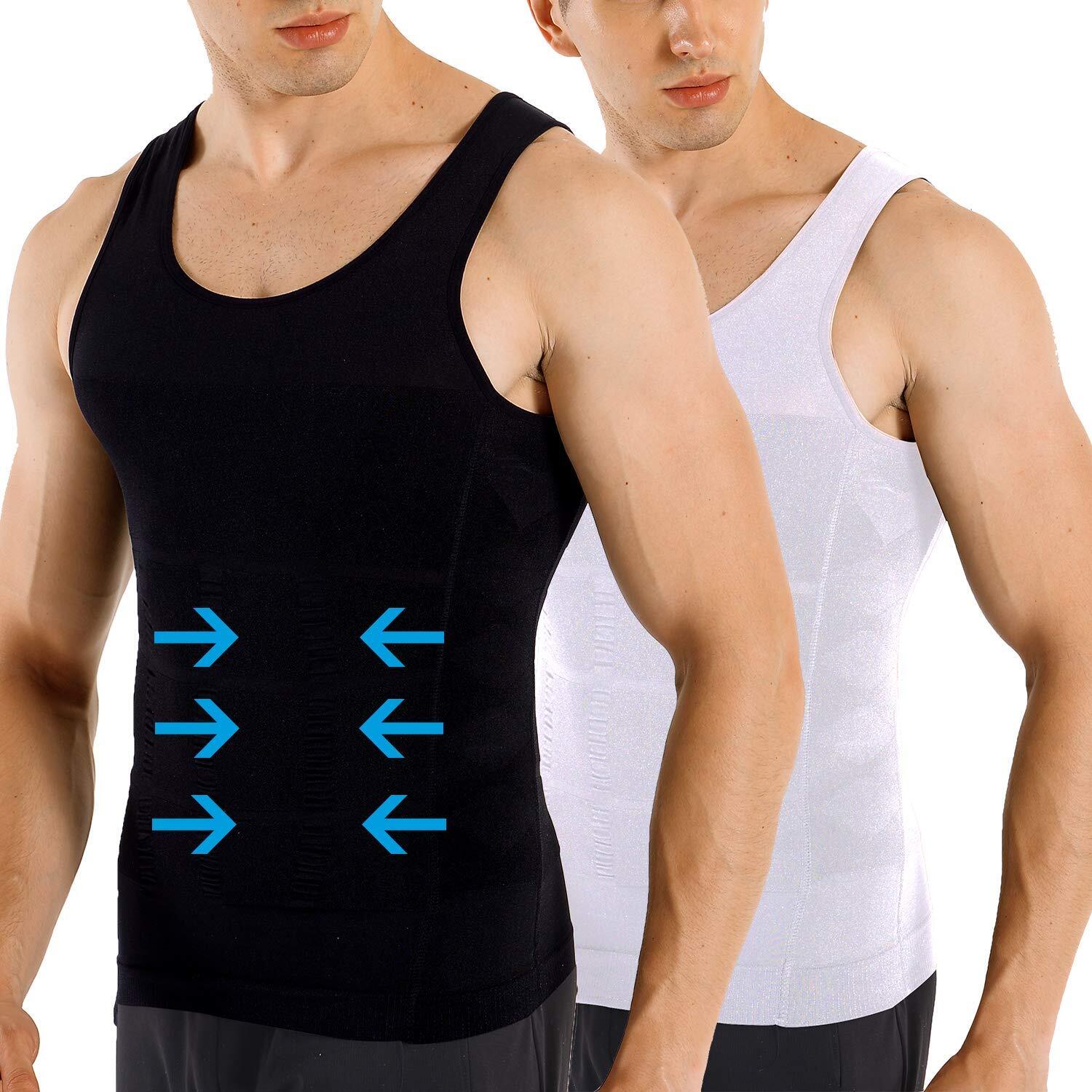 FAJAS PARA HOMBRES FAJA REDUCTORA DE HOMBRE MEN BODY SHAPER ABDOMEN CONTROL TANK