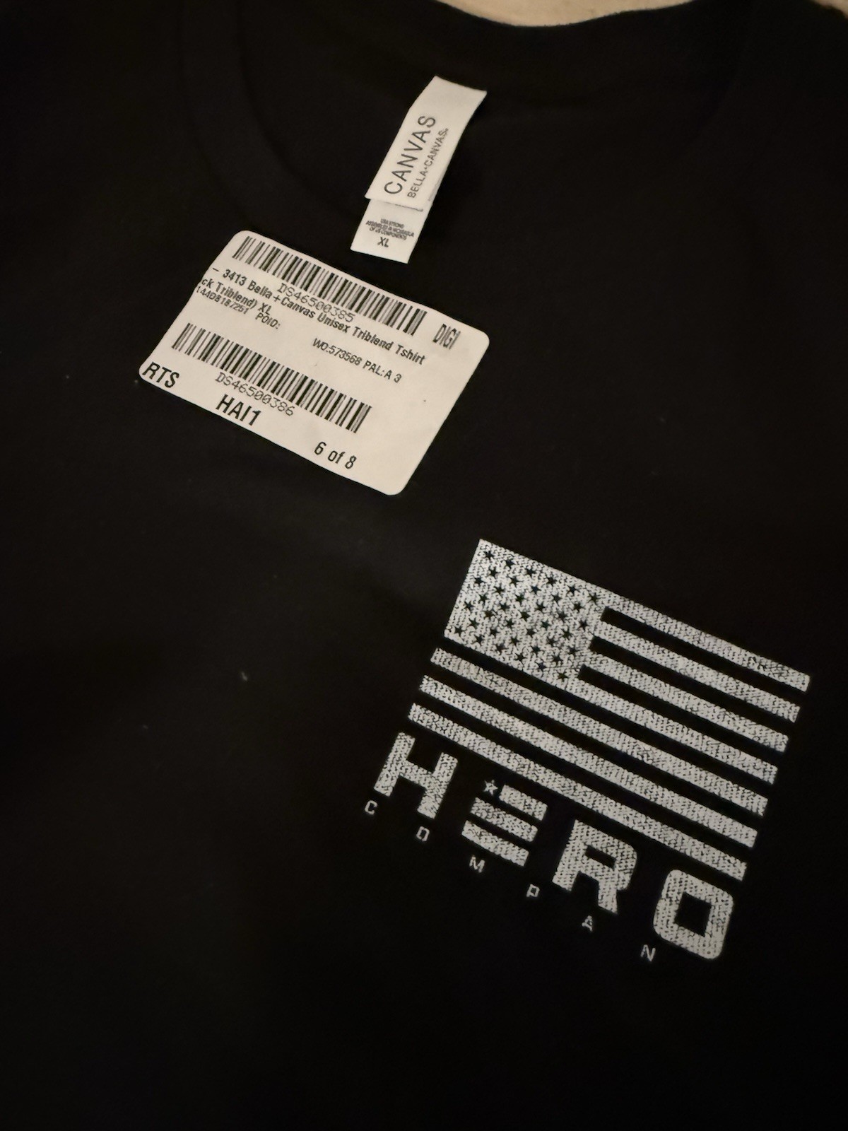 Lot Of 10 Patriotic / Military Shirts 9xXL, 1xL (Grunt Style/ Hero company/etc)