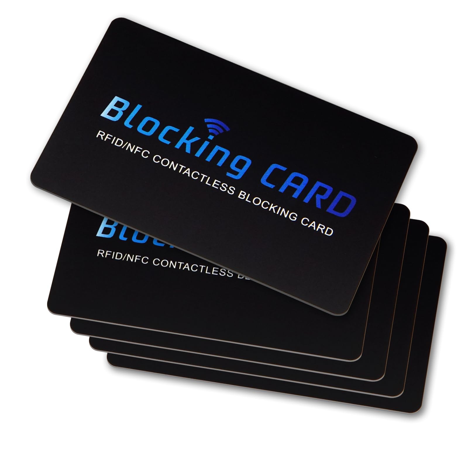 RFID Blocking Card (5 Pack) for , Slim RFID/NFC Blocker – One Card Protects