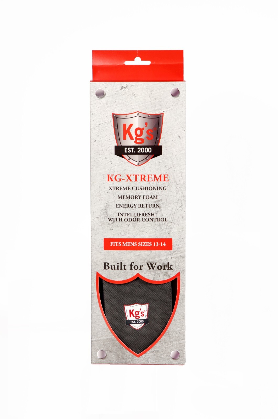 Kg’s KG-Xtreme Cushioned Insoles – Memory Foam Insoles For All Day Comfort