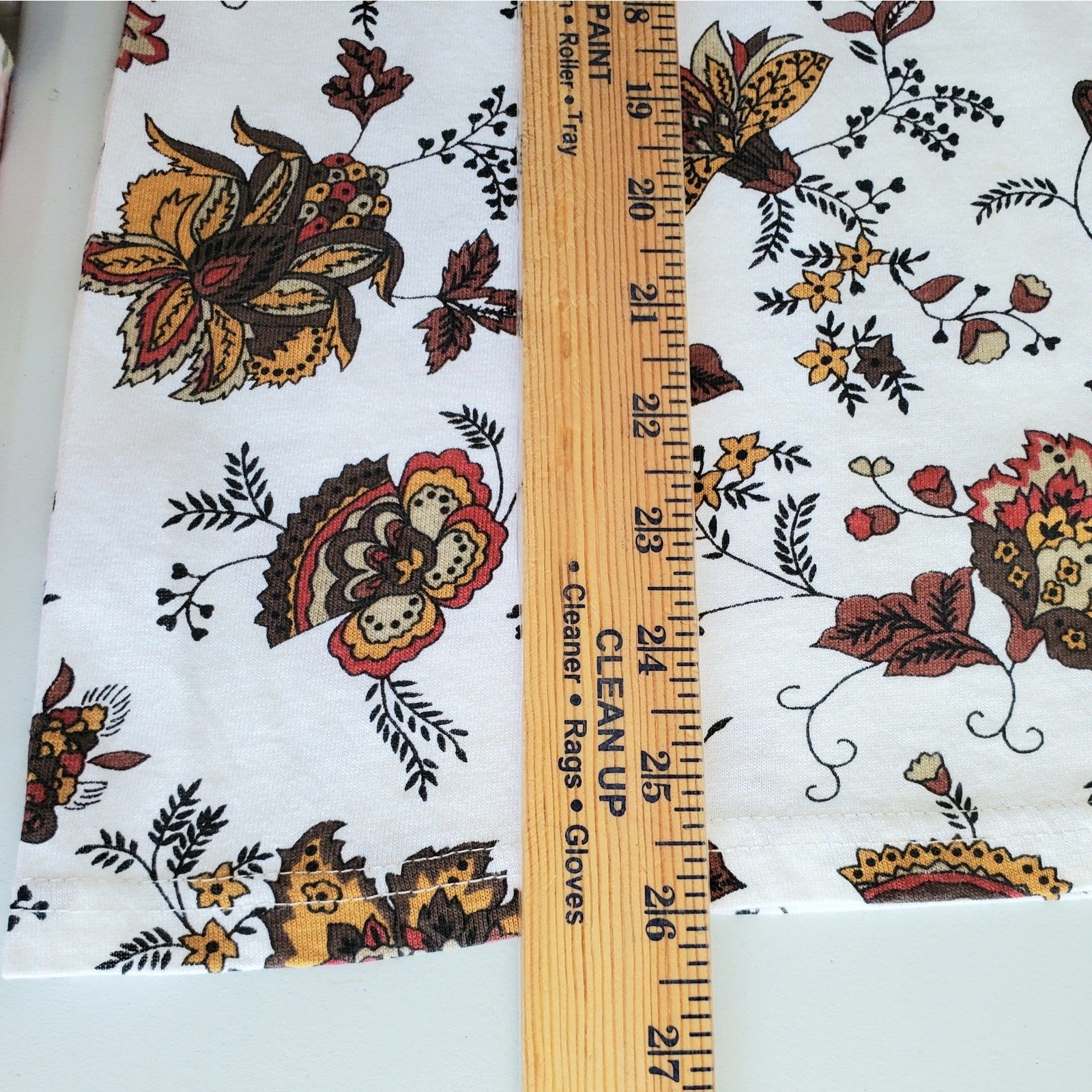 Women VTG 80s 90s Fall Floral Tee Shirt XL Nature Goblincore Norm Autumn USA NEW