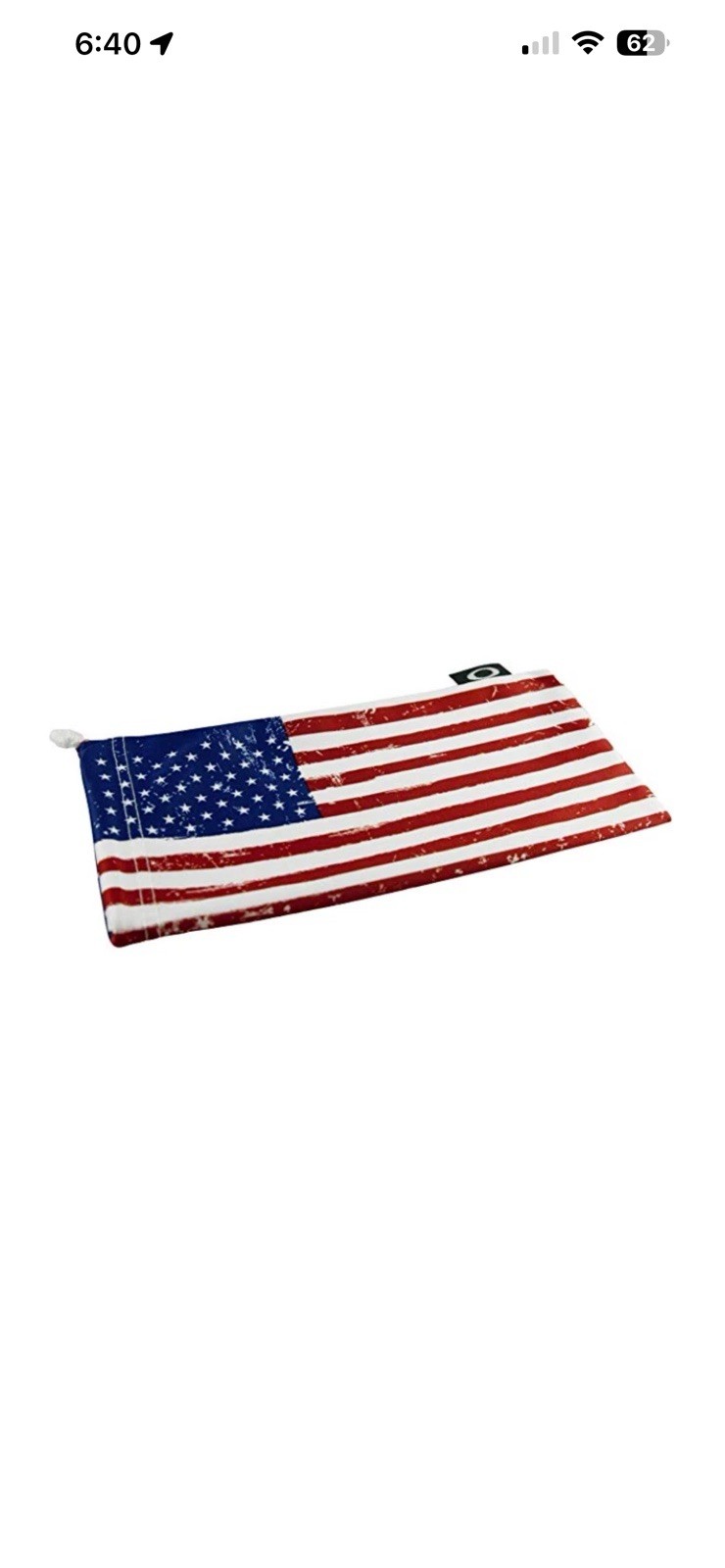 New Oakley Microbag USA American Flag Sunglasses Micro Bag Pouch Authentic *Qty*