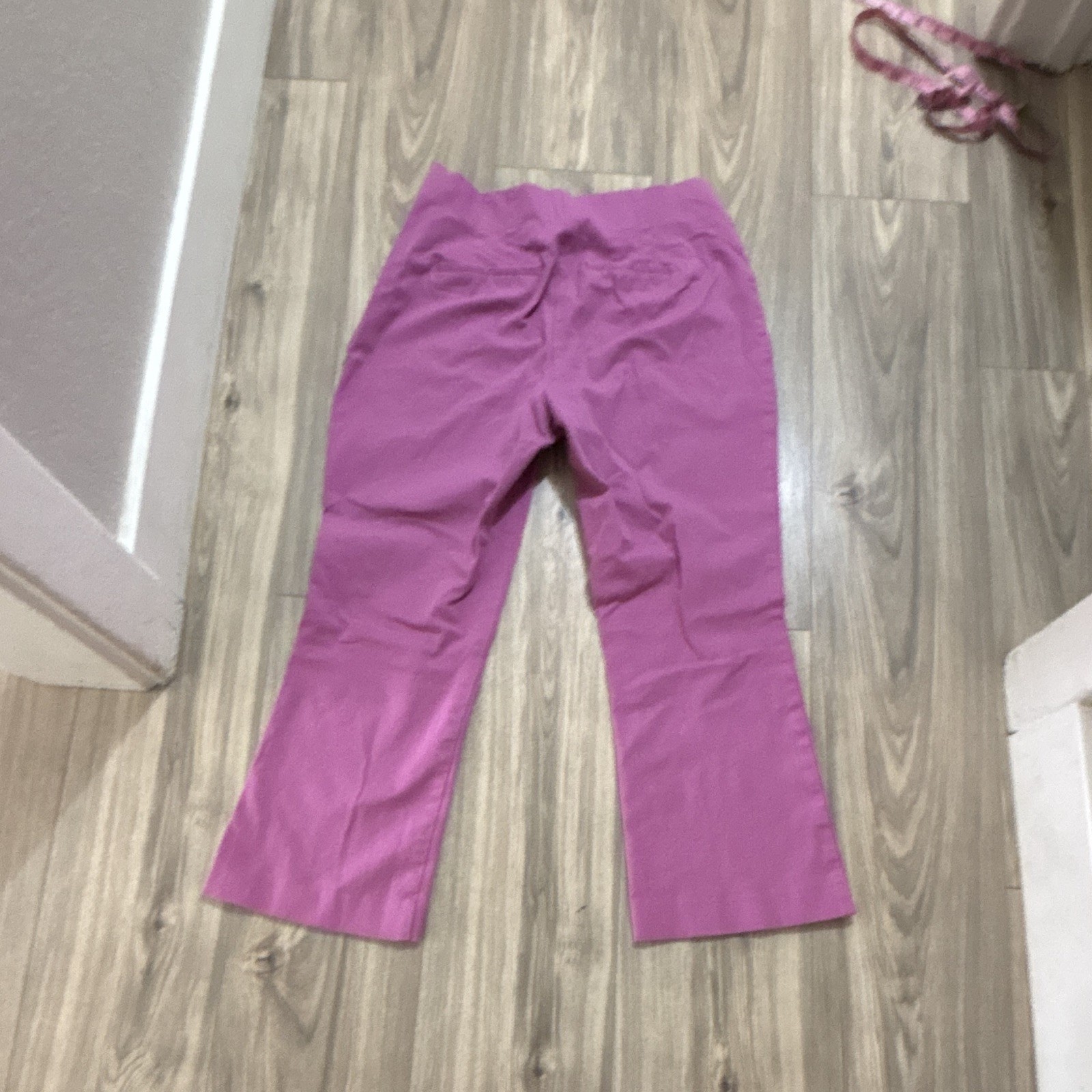 A New Day Women’s Pink Dress Pants Zip Closure Zipper Accent Regular Size 10