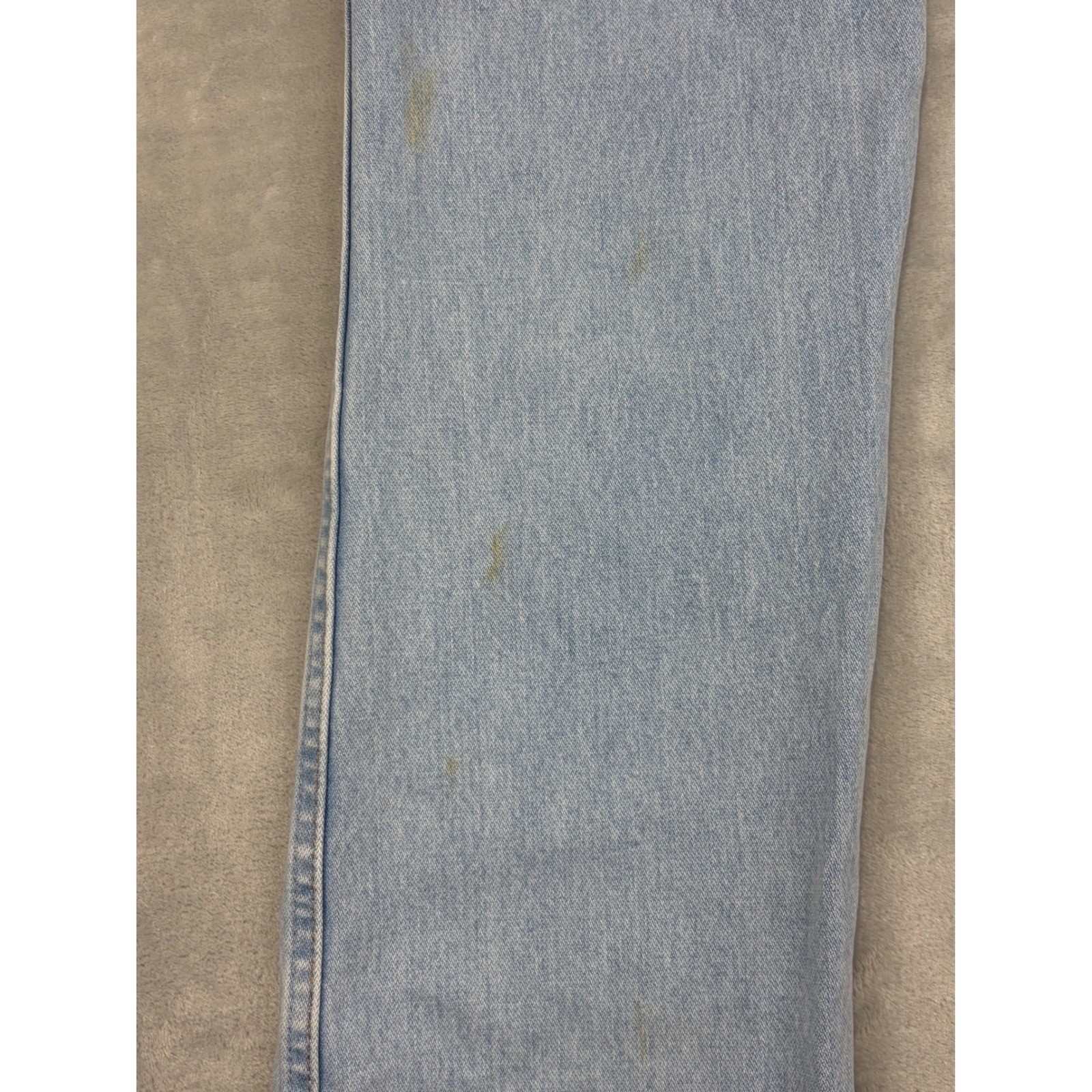 Wrangler Cowboy Cut 936GBH Slim Fit Jeans Mens 36×34 Light Wash Blue Denim
