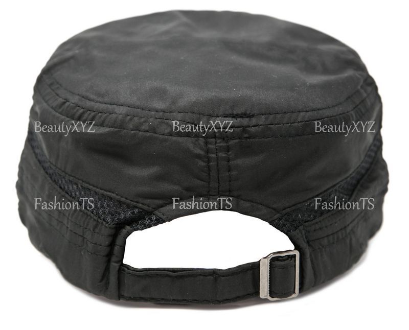 Men’s Classic Summer Army Hat Military Cadet Patrol Style Brim Spring Summer Cap