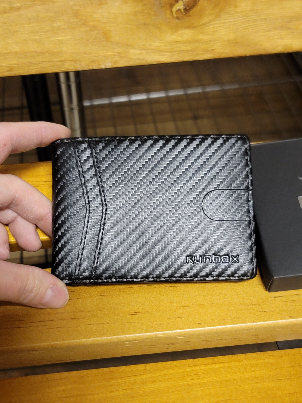 Runbox RFID Slim Wallet – Leather – New With Giftbox..