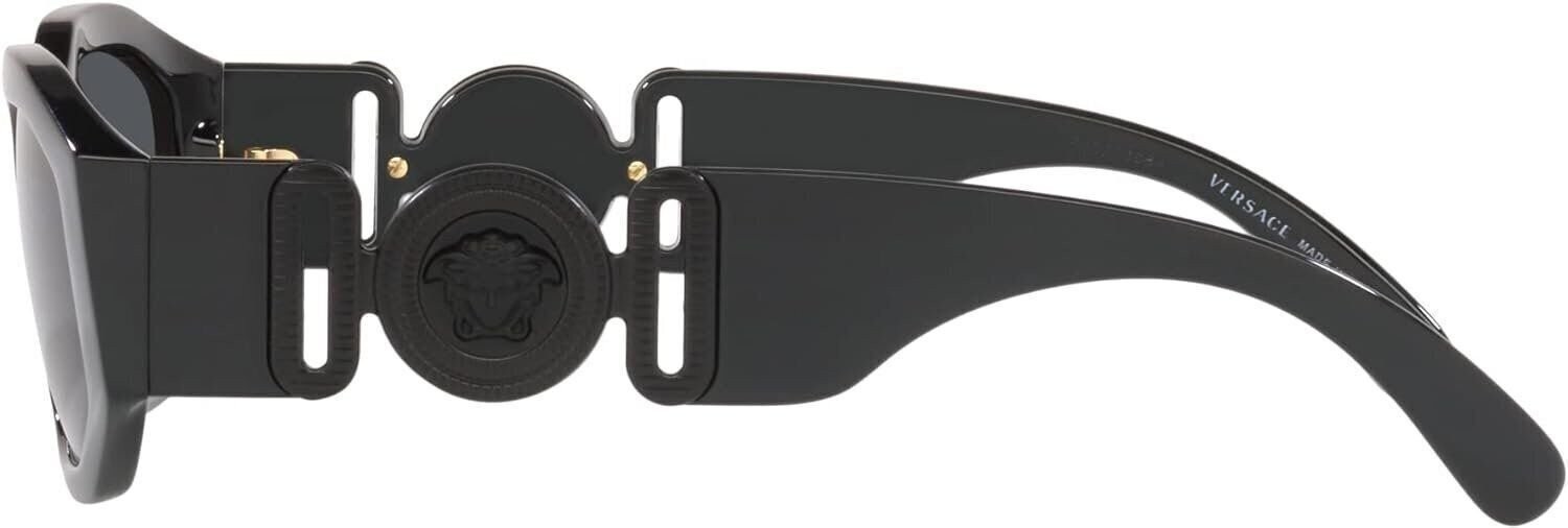 VERSACE VE4361 536087 53mm Black Dark Grey Men’s Sunglasses