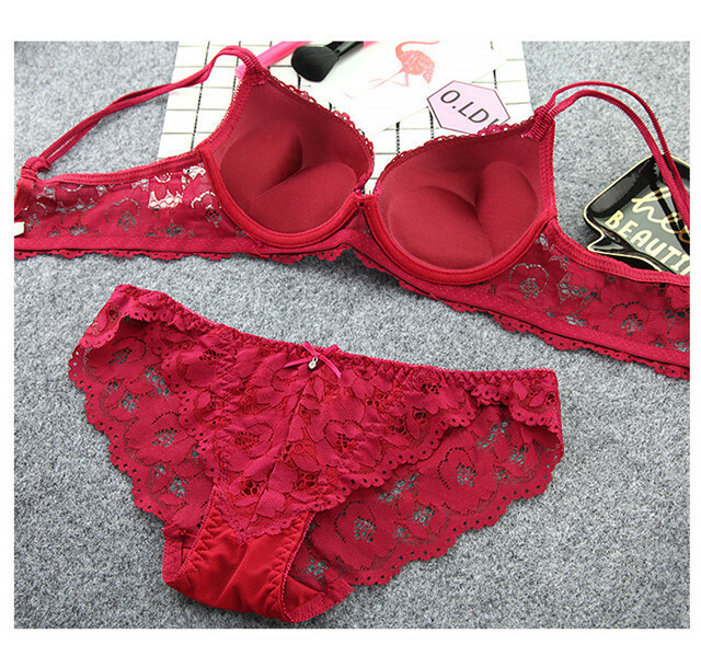 Thick Bra Lot Cup Classical Push Up Bra&Panty All Colors 32 34-38 ABC Lingerie