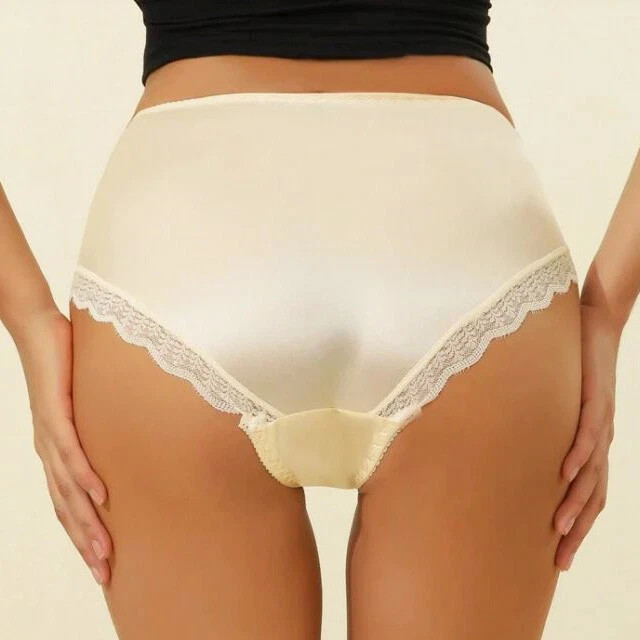 Lace Women Sexy Bikini Panties No Show V Cut Mesh See Through Underwear Pack XL