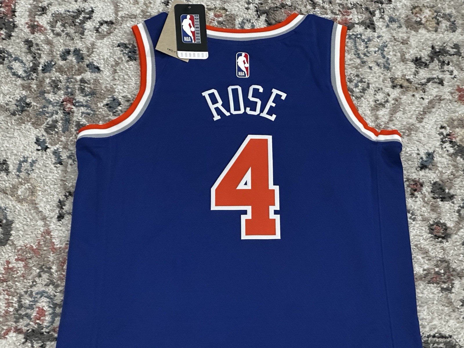 NIKE NBA NEW YORK KNICKS DERRICK ROSE #4 JERSEY ICON DN2015-401 SIZE S-XL NEW