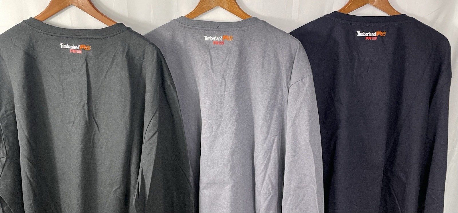 Timberland Big & Tall Lot of 3 Men’s 4XL Flame-Resistant Long-Sleeve Henley NWT