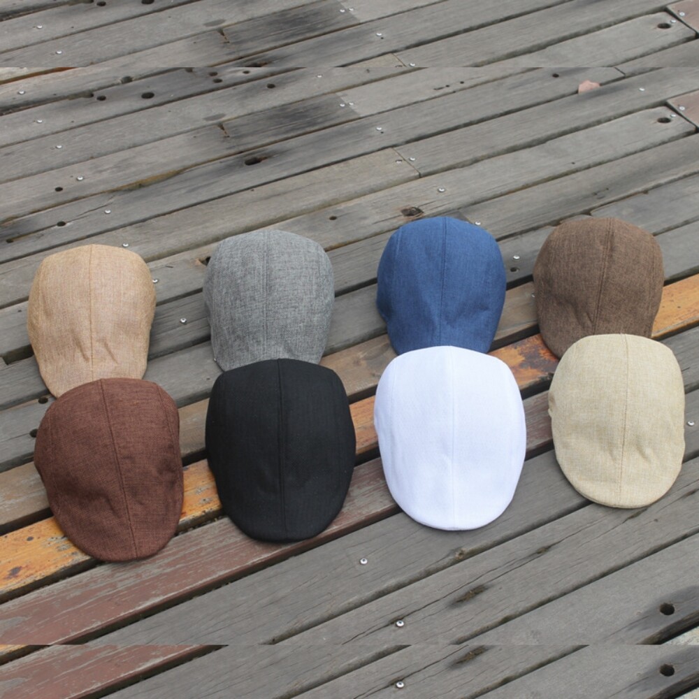 Traditional Irish Flat Cap Flax Ivy Cap for Men Classic Driving Hat Style