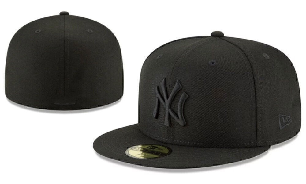 York Yankees Basic New 59fifty Fitted Hat NY Baseball Era Men’s Cap MLB Stitche