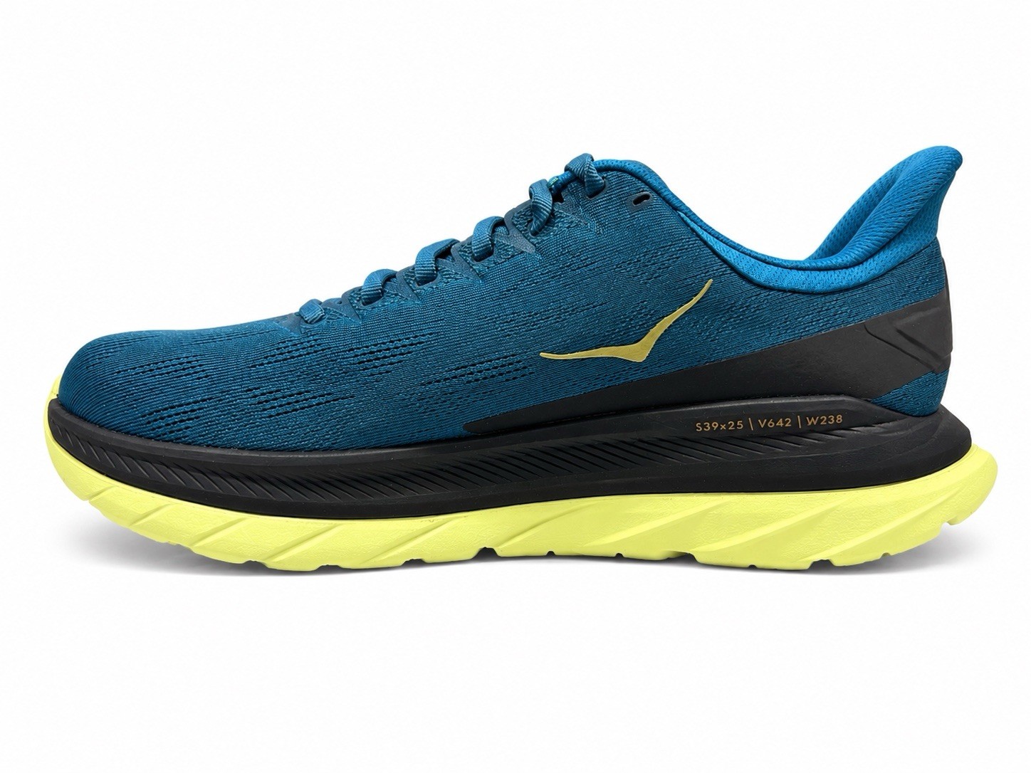 HOKA ONE ONE Mach 4 Men’s Size 10 Blue Coral Black Running Shoes Sneakers